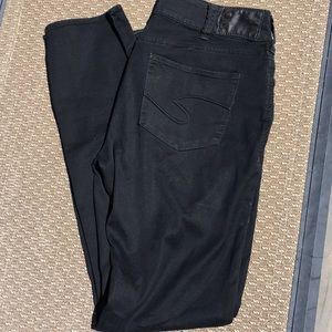 Silver Jeans Suki Slim 30x31 Black